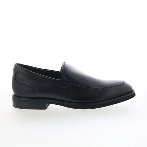 Clarks Un Hugh Step 26169021 Mens Black Loafers & Slip Ons Casual Shoes