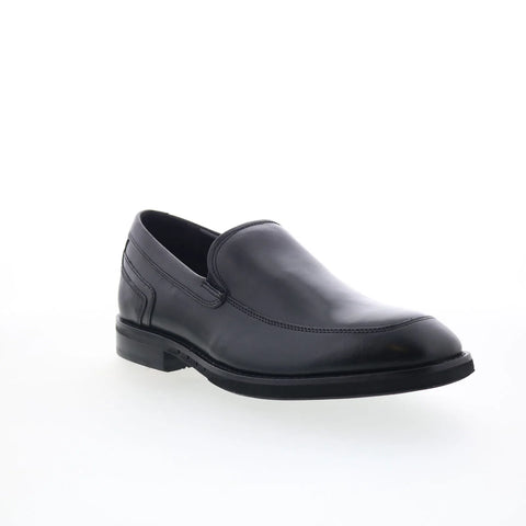 Clarks Un Hugh Step 26169021 Mens Black Loafers & Slip Ons Casual Shoes