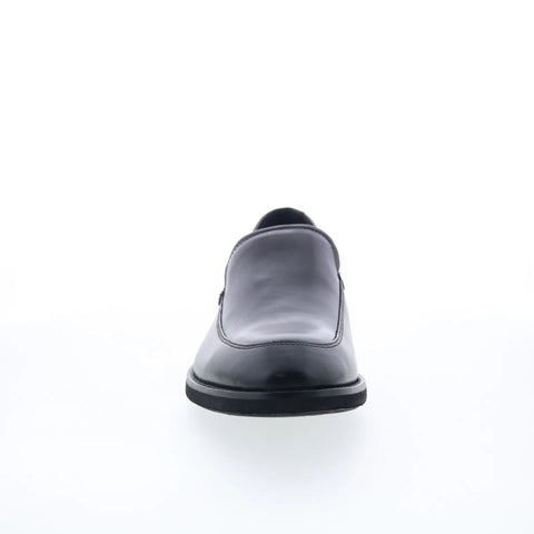Clarks Un Hugh Step 26169021 Mens Black Loafers & Slip Ons Casual Shoes
