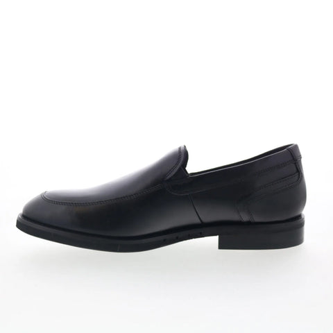 Clarks Un Hugh Step 26169021 Mens Black Loafers & Slip Ons Casual Shoes