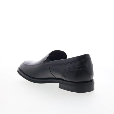 Clarks Un Hugh Step 26169021 Mens Black Loafers & Slip Ons Casual Shoes