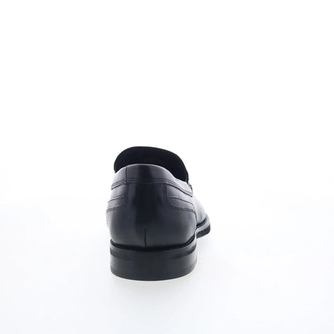 Clarks Un Hugh Step 26169021 Mens Black Loafers & Slip Ons Casual Shoes