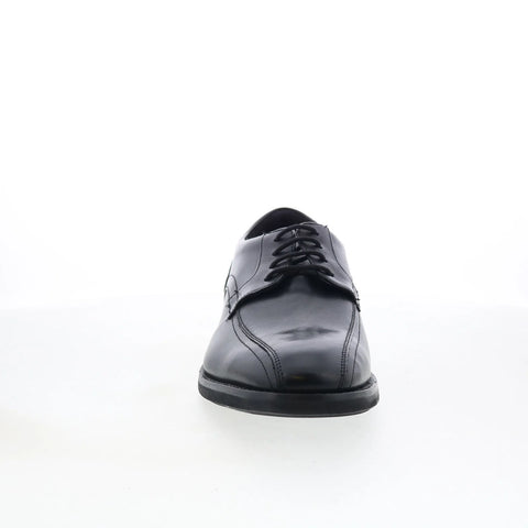 Clarks Un Hugh Way 26169530 Mens Black Wide Oxfords & Lace Ups Casual Shoes