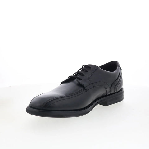 Clarks Un Hugh Way 26169530 Mens Black Wide Oxfords & Lace Ups Casual Shoes