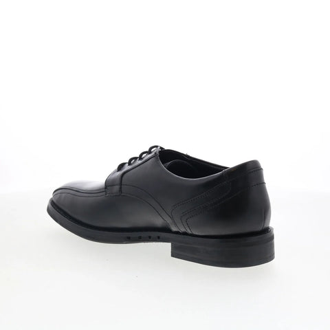 Clarks Un Hugh Way 26169530 Mens Black Wide Oxfords & Lace Ups Casual Shoes