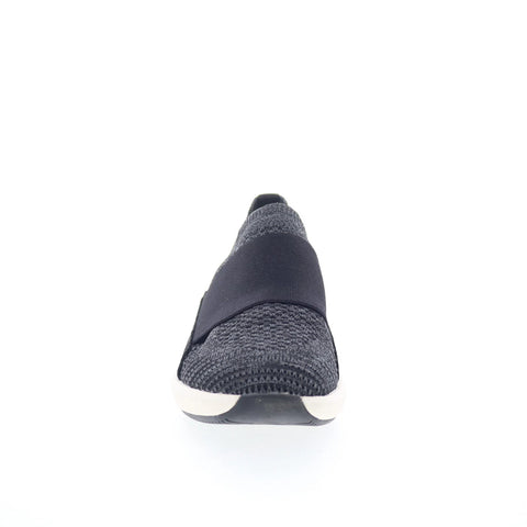 Clarks Un Rio Knit 26165487 Womens Black Wide Lifestyle Sneakers Shoes