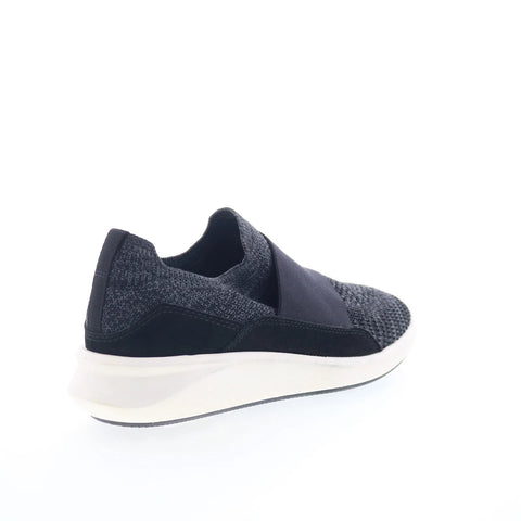 Clarks Un Rio Knit 26165487 Womens Black Wide Lifestyle Sneakers Shoes