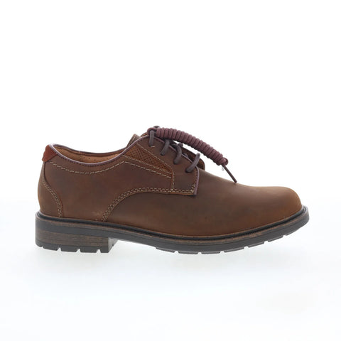 Clarks Un Shire Low 26174580 Mens Brown Oxfords & Lace Ups Plain Toe Shoes