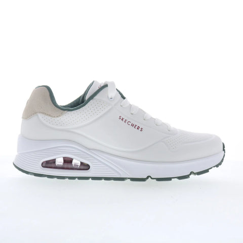 Skechers UNO - Suited On Air 183004-WGR Mens White Lifestyle Sneakers Shoes