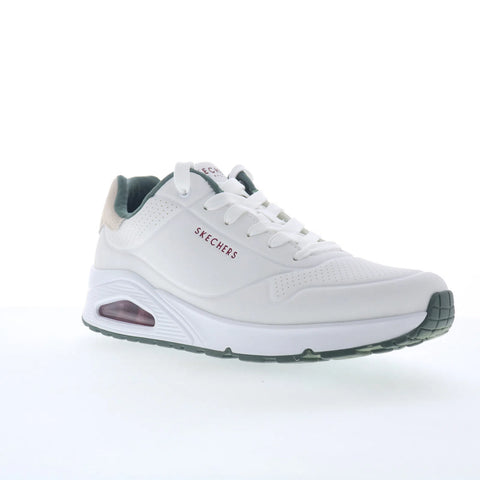 Skechers UNO - Suited On Air 183004-WGR Mens White Lifestyle Sneakers Shoes