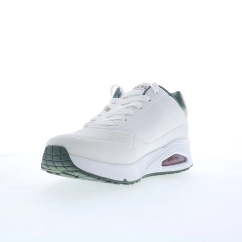 Skechers UNO - Suited On Air 183004-WGR Mens White Lifestyle Sneakers Shoes