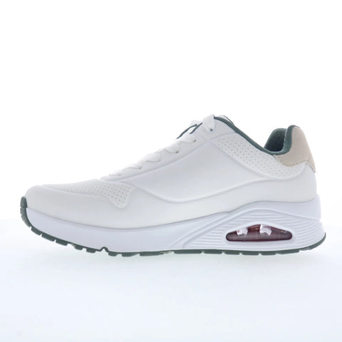 Skechers UNO - Suited On Air 183004-WGR Mens White Lifestyle Sneakers Shoes