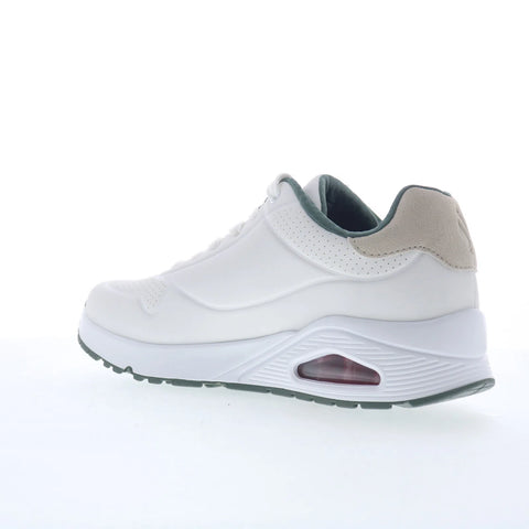 Skechers UNO - Suited On Air 183004-WGR Mens White Lifestyle Sneakers Shoes