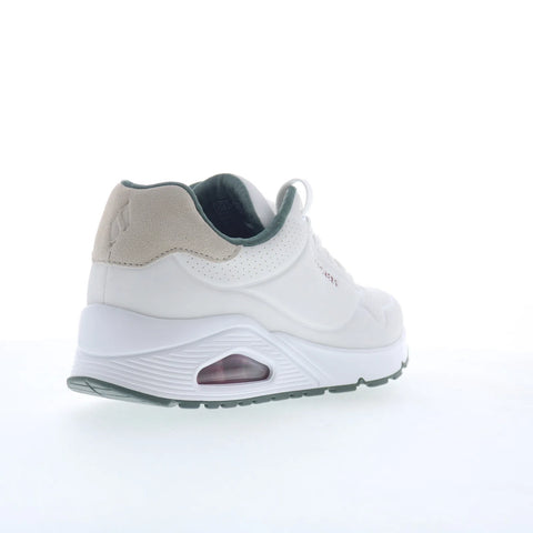 Skechers UNO - Suited On Air 183004-WGR Mens White Lifestyle Sneakers Shoes