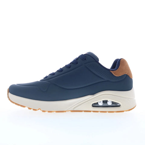 Skechers UNO - Suited On Air Mens Blue Wide Lifestyle Sneakers Shoes