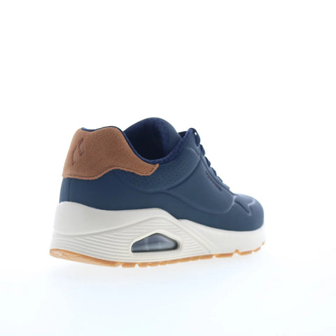 Skechers UNO - Suited On Air Mens Blue Wide Lifestyle Sneakers Shoes