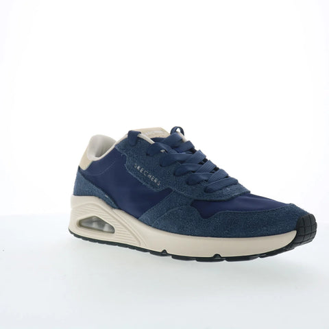 Skechers UNO - Vintage Dayz 183053 Mens Blue Suede Lifestyle Sneakers Shoes