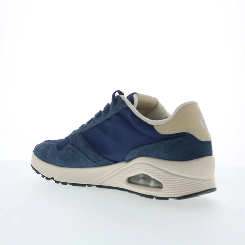 Skechers UNO - Vintage Dayz 183053 Mens Blue Suede Lifestyle Sneakers Shoes