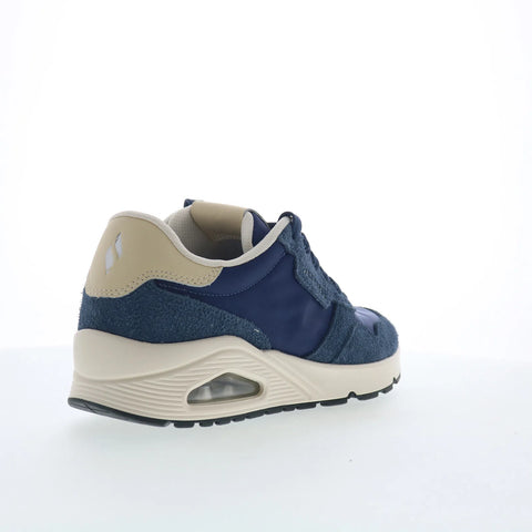 Skechers UNO - Vintage Dayz 183053 Mens Blue Suede Lifestyle Sneakers Shoes