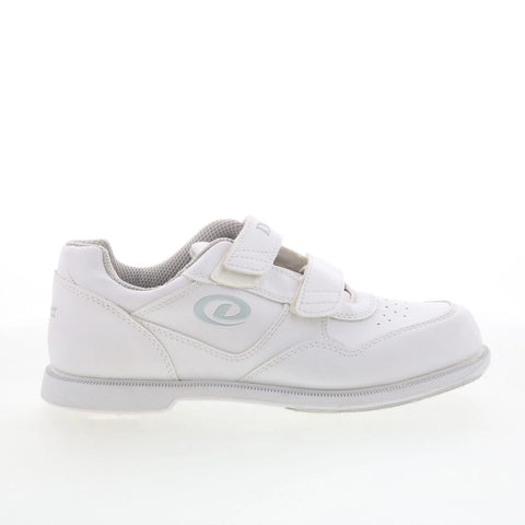 Dexter V-Strap B2513-9 Mens White Synthetic Strap Athletic Bowling Shoes