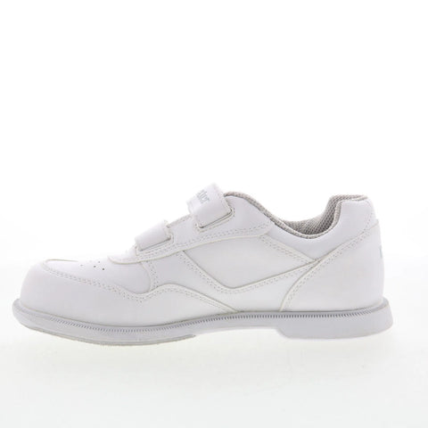 Dexter V-Strap B2513-9 Mens White Synthetic Strap Athletic Bowling Shoes
