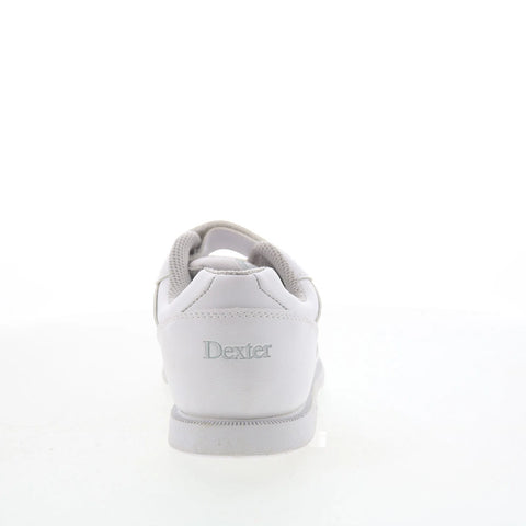Dexter V-Strap B2513-9 Mens White Synthetic Strap Athletic Bowling Shoes