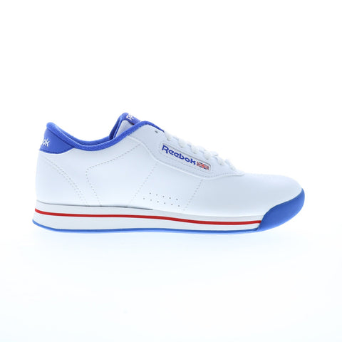 Reebok Princess Fitness Womens White Synthetic Lifestyle Sneakers Shoes