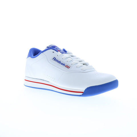 Reebok Princess Fitness Womens White Synthetic Lifestyle Sneakers Shoes