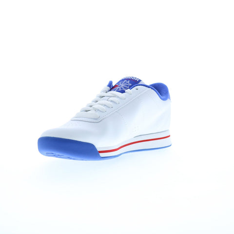 Reebok Princess Fitness Womens White Synthetic Lifestyle Sneakers Shoes