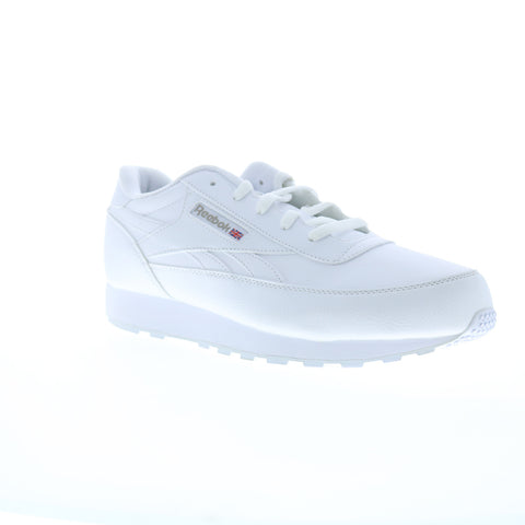 Reebok Classic Renaissance Mens White Extra Wide 4E Lifestyle Sneakers Shoes