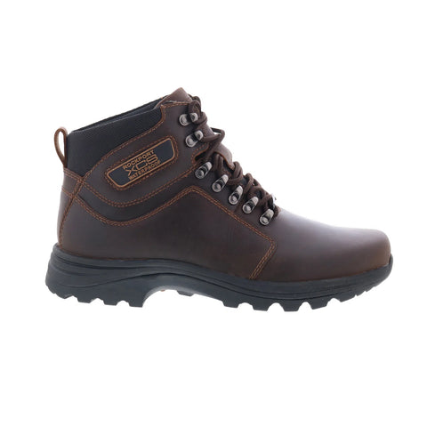 Rockport Elkhart V74463 Mens Brown Leather Lace Up Casual Dress Boots