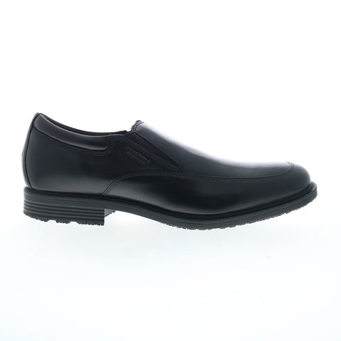 Rockport Essential Details Waterproof Slip On Mens Black Narrow Loafers Shoes