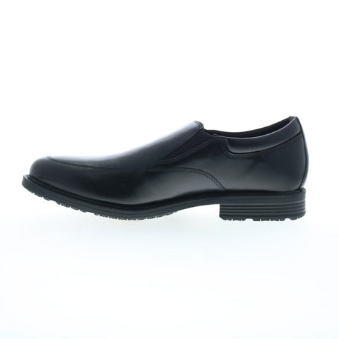 Rockport Essential Details Waterproof Slip On Mens Black Narrow Loafers Shoes