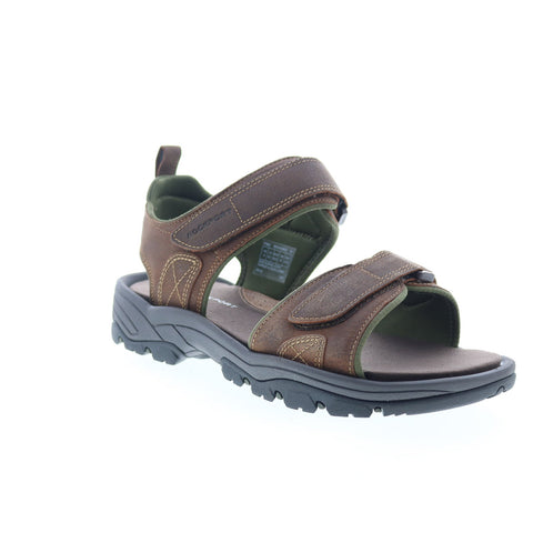 Rockport Rocklake V76682 Mens Brown Wide Leather Sport Sandals Shoes