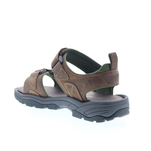 Rockport Rocklake V76682 Mens Brown Wide Leather Sport Sandals Shoes