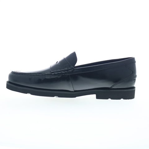 Rockport Modern Prep Penny Mens Black Wide Loafers & Slip Ons Penny Shoes