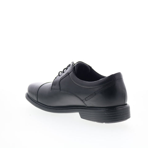 Rockport Charles Road Cap Toe V80556 Mens Black Wide Oxfords Cap Toe Shoes