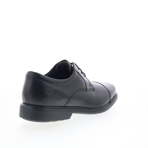 Rockport Charles Road Cap Toe V80556 Mens Black Wide Oxfords Cap Toe Shoes