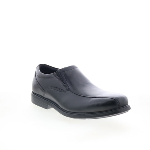 Rockport Charles Road Slip On Mens Black Wide Loafers & Slip Ons Casual Shoes