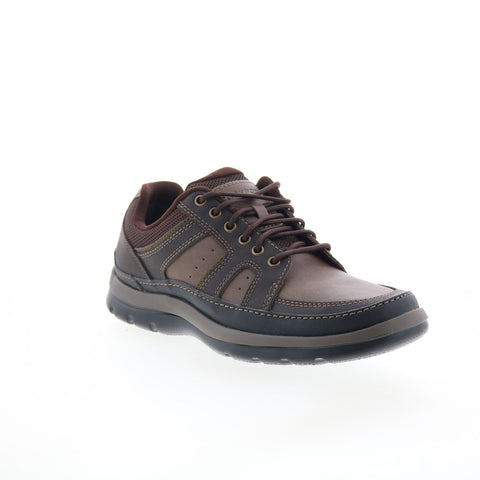 Rockport Get Your Kicks Mudguard Blucher Mens Brown Wide Sneakers