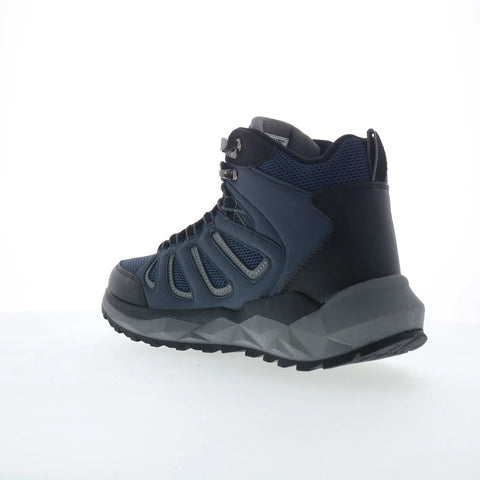 Hi-Tec Valley Geo Mid Hiker CH80293M-DBV Mens Blue Mesh Hiking Boots