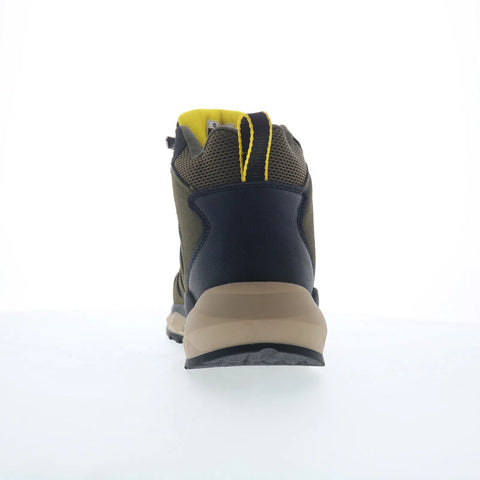 Hi-Tec Valley Geo Mid Hiker CH80293M-GBY Mens Green Mesh Hiking Boots