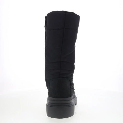 Pajar Vania High PDPAB00835.01 Womens Black Canvas Lace Up Mid Calf Boots