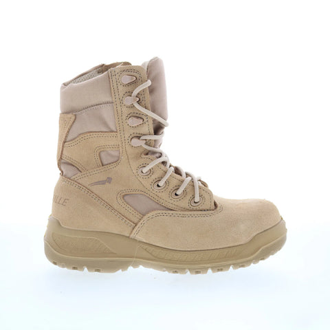 Belleville Tactical Hot Weather Steel Toe Made In USA Mens Brown Wide Boots