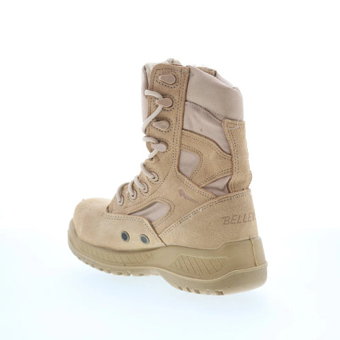 Belleville Tactical Hot Weather Steel Toe Made In USA Mens Brown Wide Boots