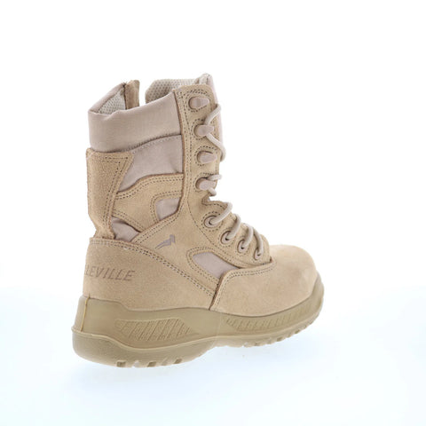 Belleville Tactical Hot Weather Steel Toe Made In USA Mens Brown Wide Boots
