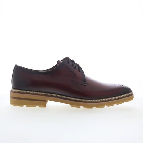 Mezlan Vega Patina Medallion Derby Mens Brown Oxfords & Lace Ups Casual Shoes