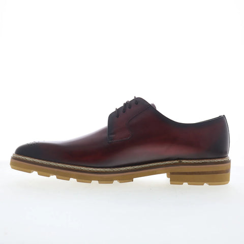 Mezlan Vega Patina Medallion Derby Mens Brown Oxfords & Lace Ups Casual Shoes