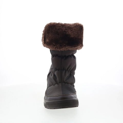 Pajar Ventura 53210 Womens Brown Leather Zipper Ankle & Booties Boots