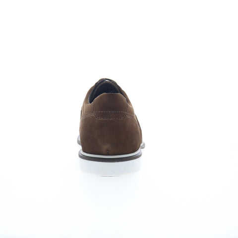 Studio Belvedere Verona Mens Brown Nubuck Oxfords & Lace Ups Plain Toe Shoes